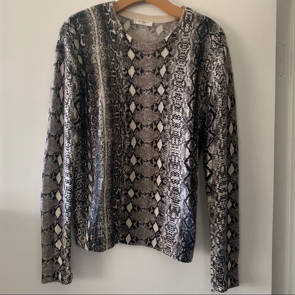 Equipment Sweaters - Equipment snake print cashmere sweater
